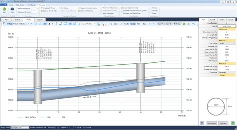 hydraulic gradient line sewer software.